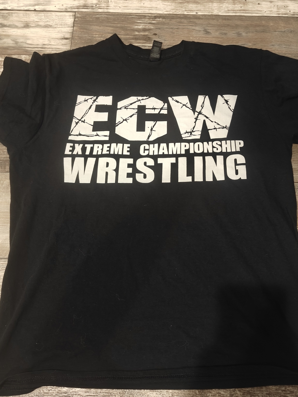 ECW Extreme Championship Wrestling Black Logo Tee
